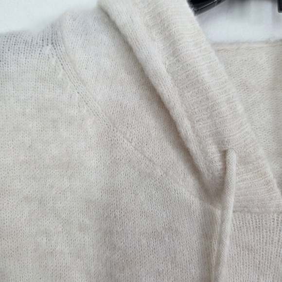 BABATON Sweater Hoodie Size XS Cream SOFT Morrison Pullover Alpaca Sweater - Picture 4 of 11